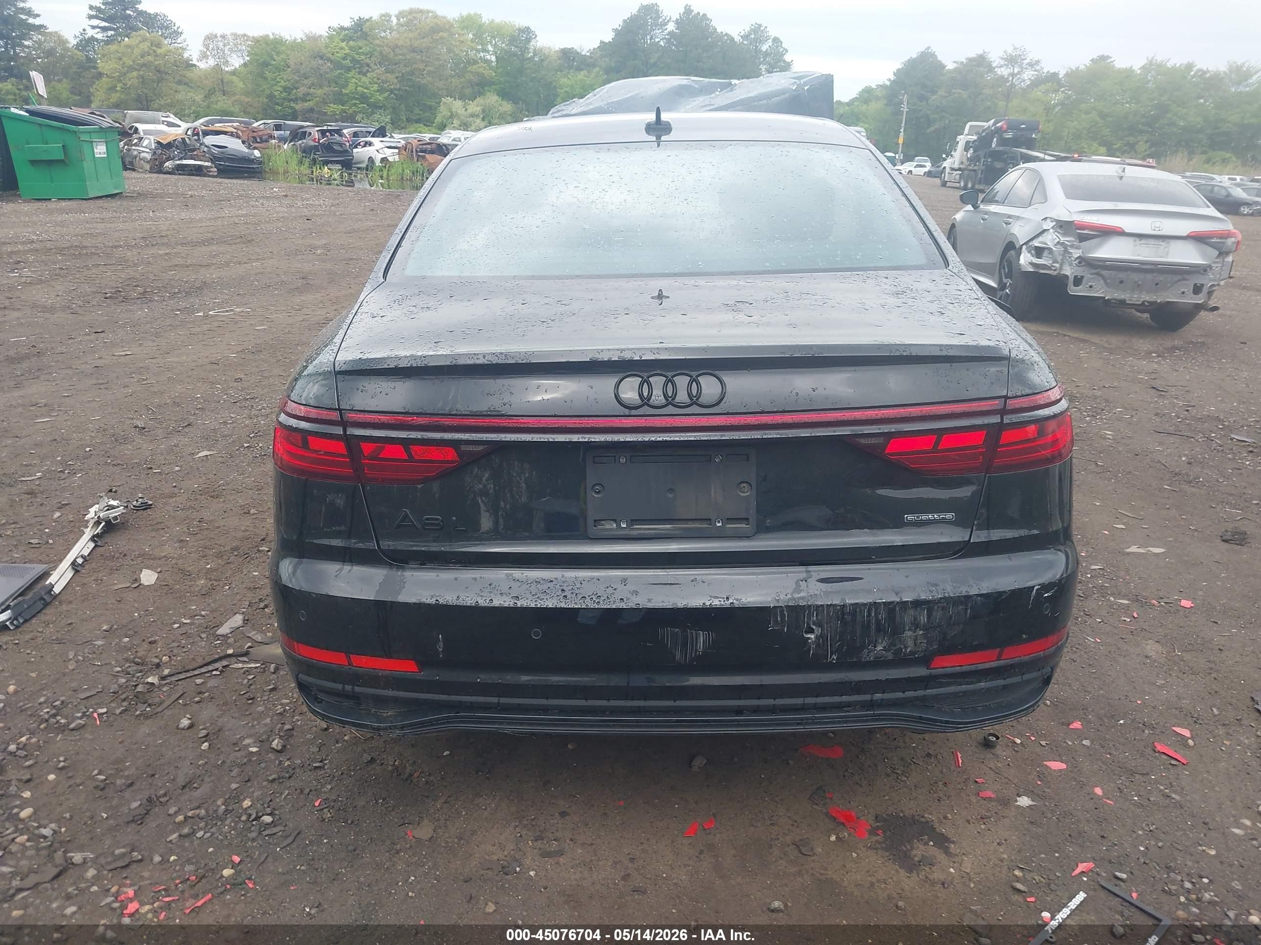 2023 Audi A8 L 55 Tfsi Quattro Tiptronic Black vin: WAULDAF84PN013977
