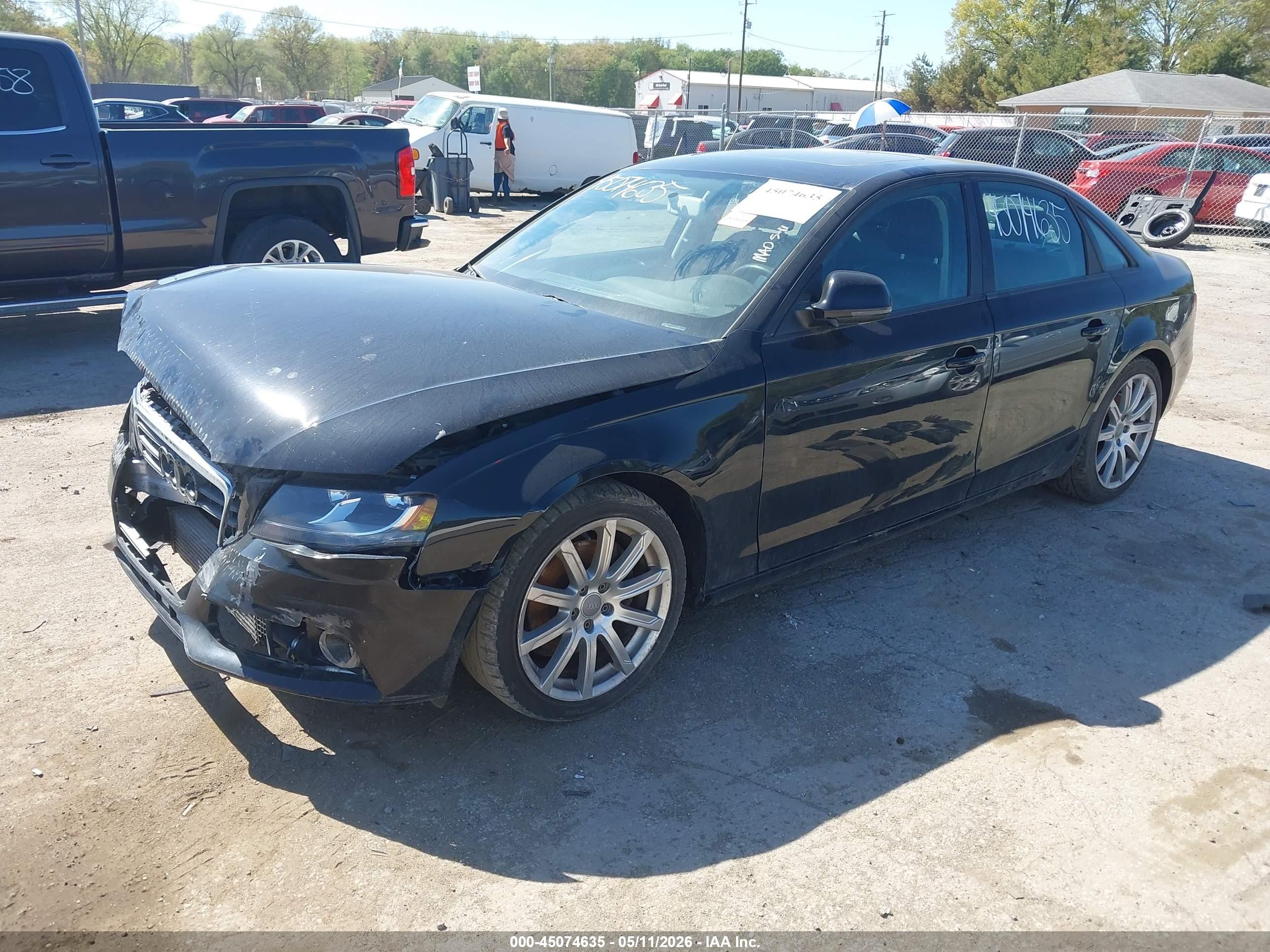 2009 Audi A4 2.0t Premium Черный vin: WAULF78K19N027733