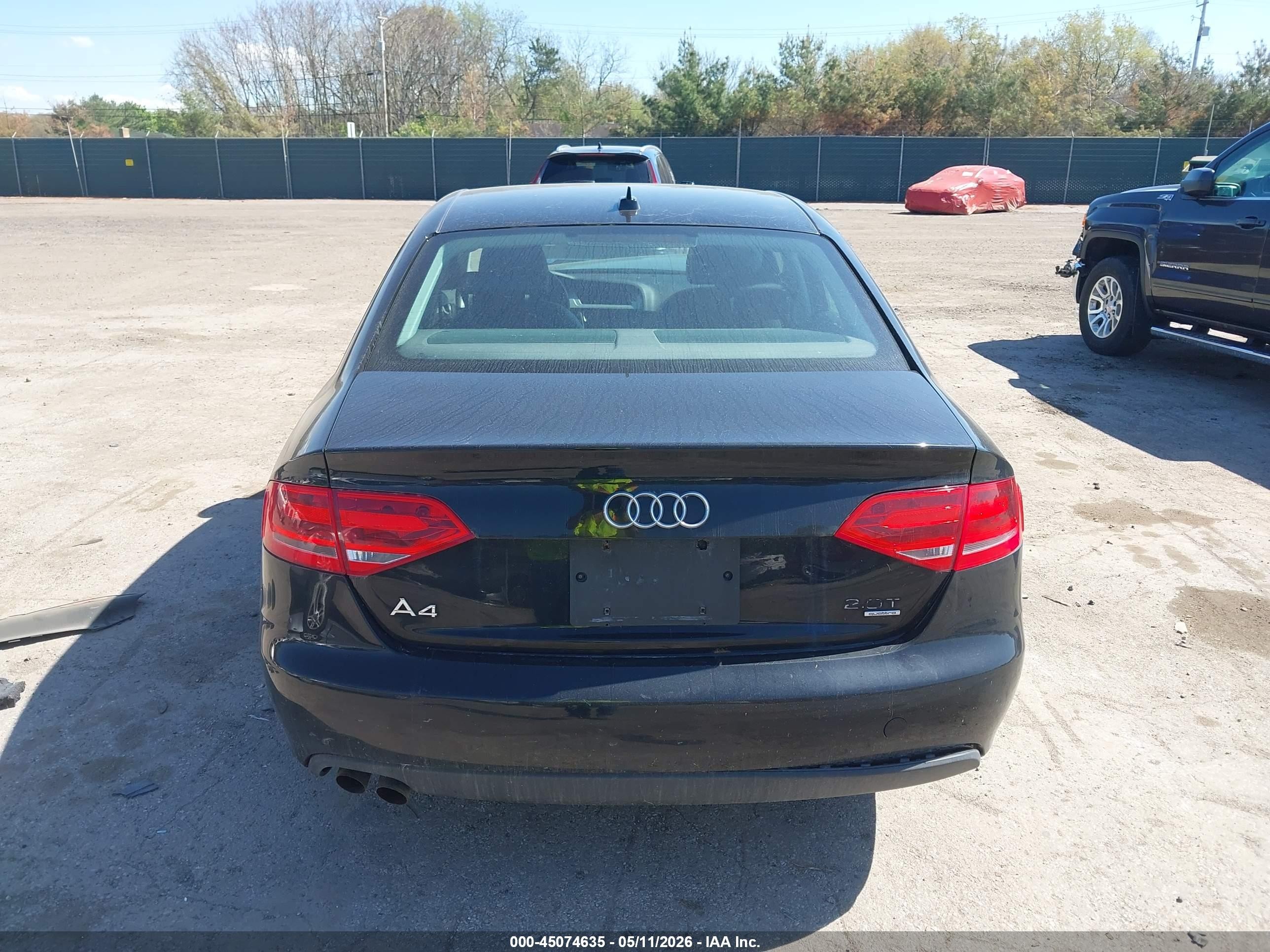 2009 Audi A4 2.0t Premium Черный vin: WAULF78K19N027733