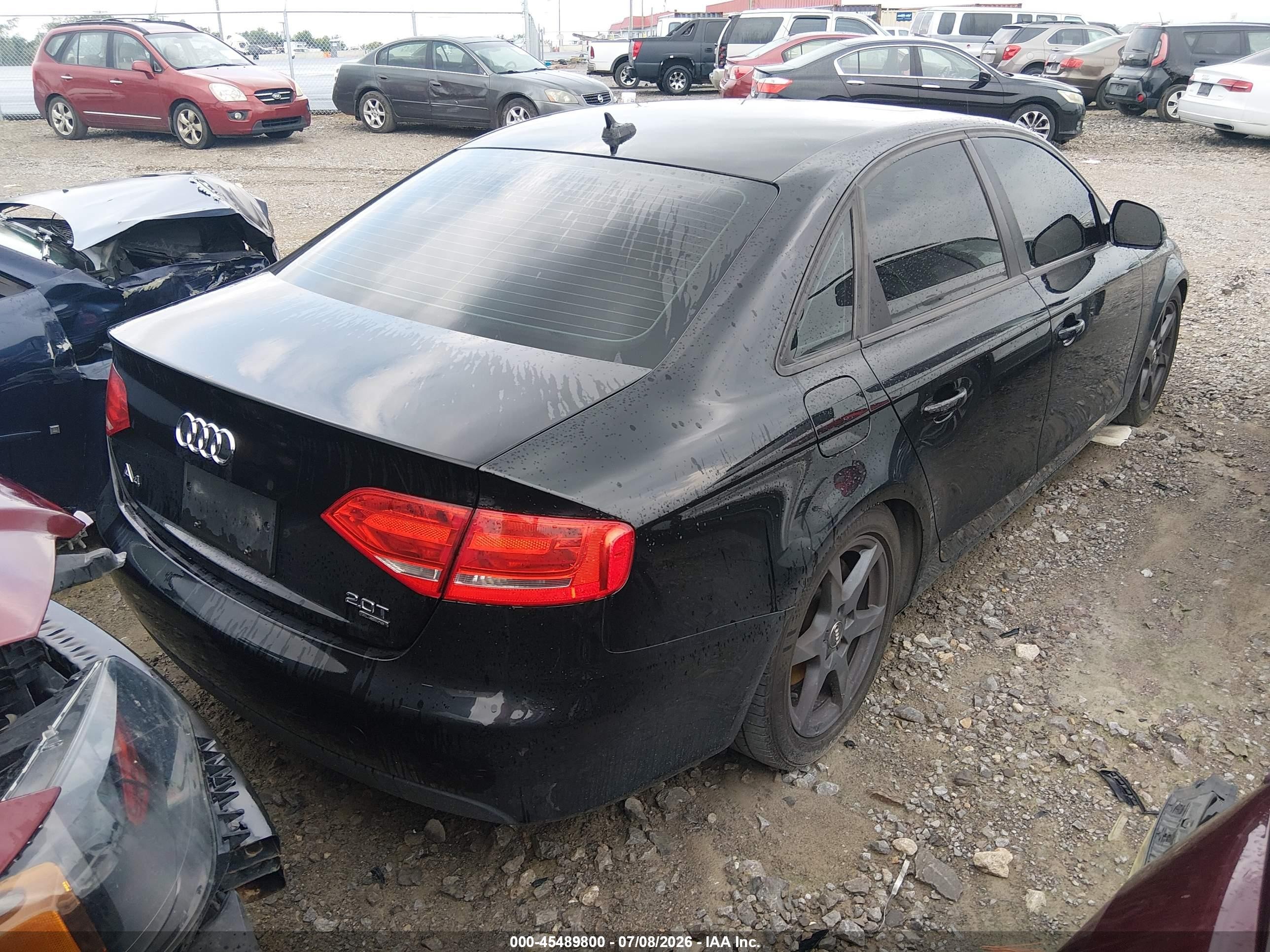 2009 Audi A4 2.0t Premium Черный vin: WAULF78K29A138363