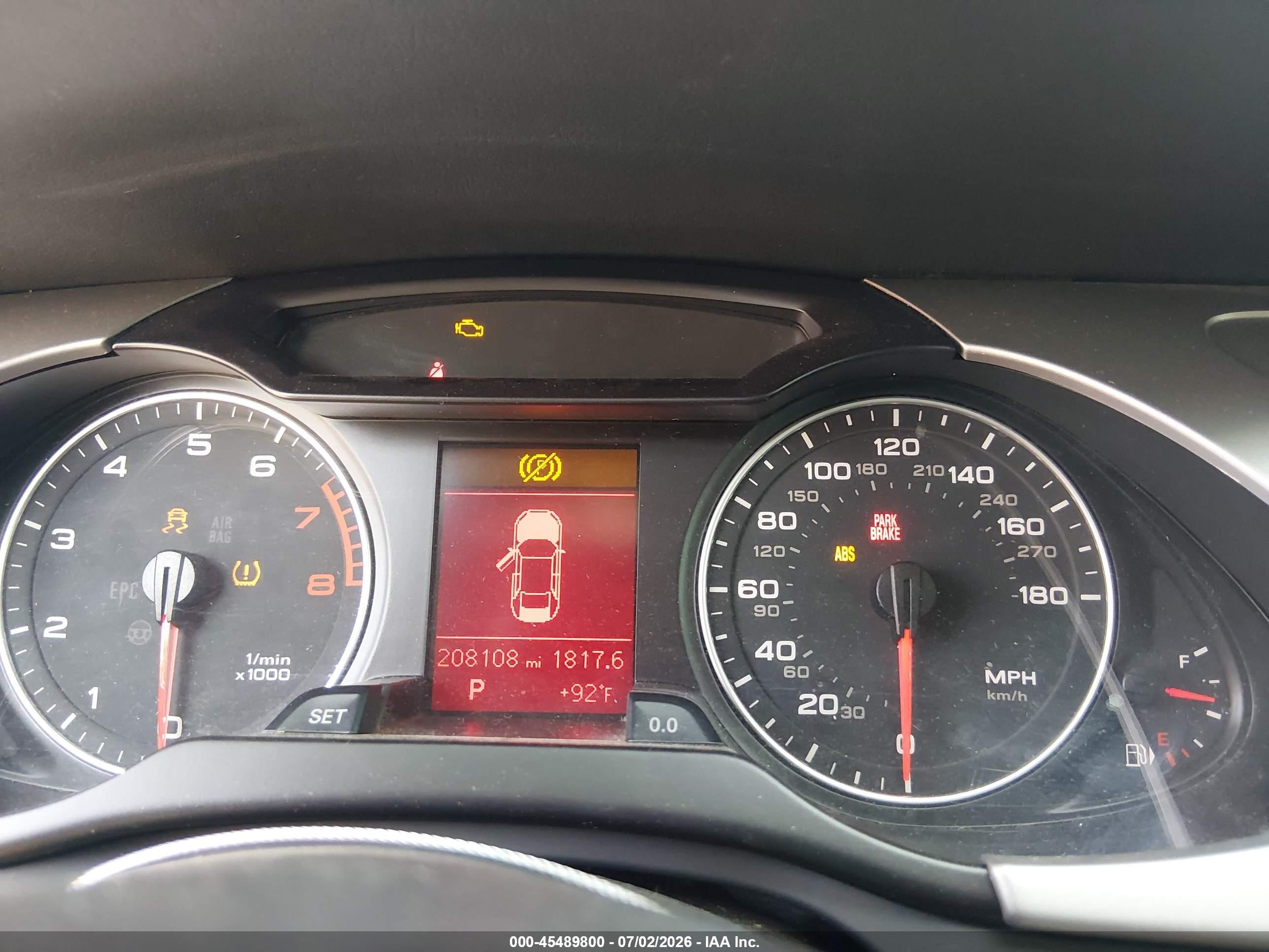 2009 Audi A4 2.0t Premium Черный vin: WAULF78K29A138363