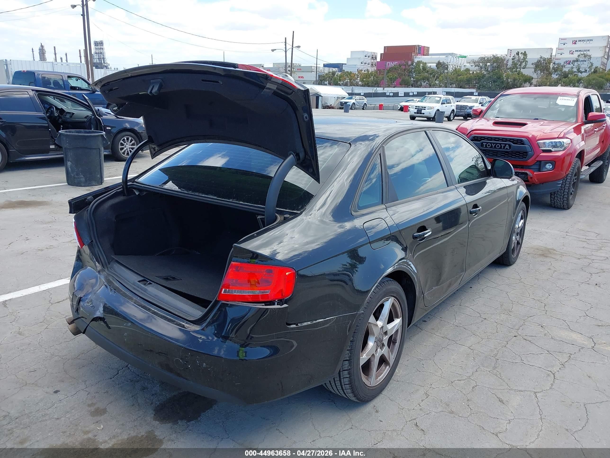2009 Audi A4 2.0t Premium Black vin: WAULF78K29N026557
