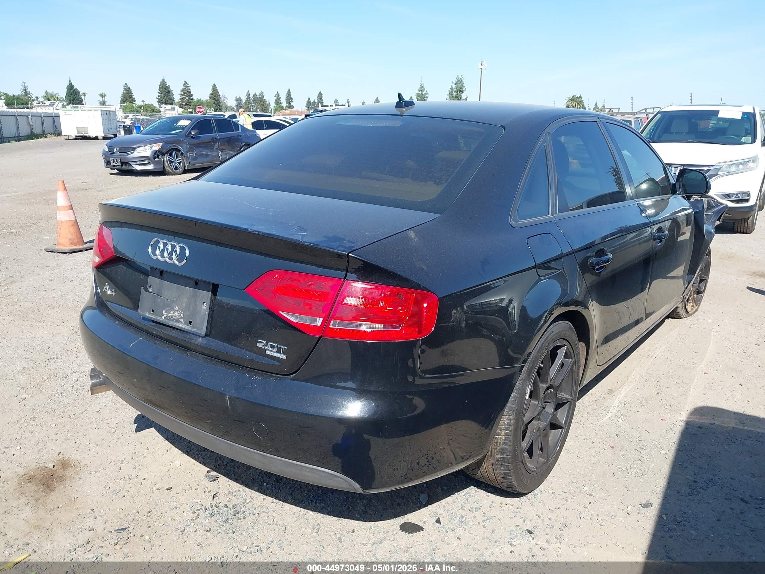 2009 Audi A4 2.0t Premium Black vin: WAULF78K39N010920