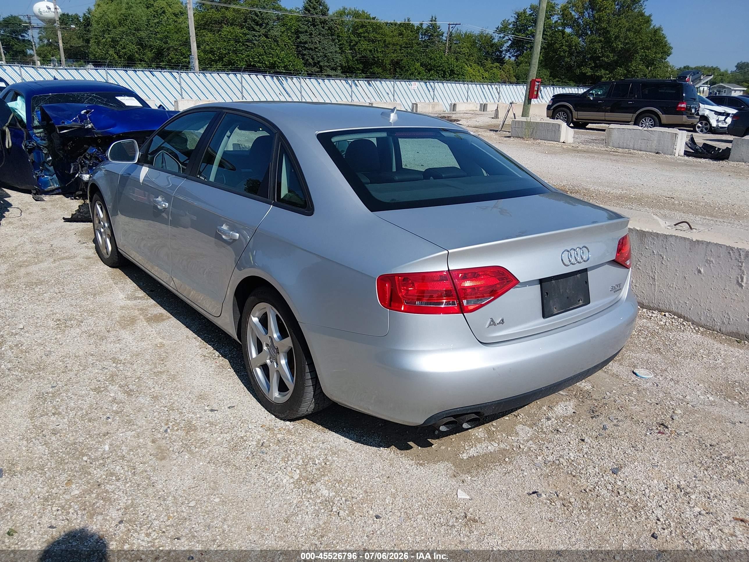 2009 Audi A4 2.0t Premium Серебряный vin: WAULF78K49N012496