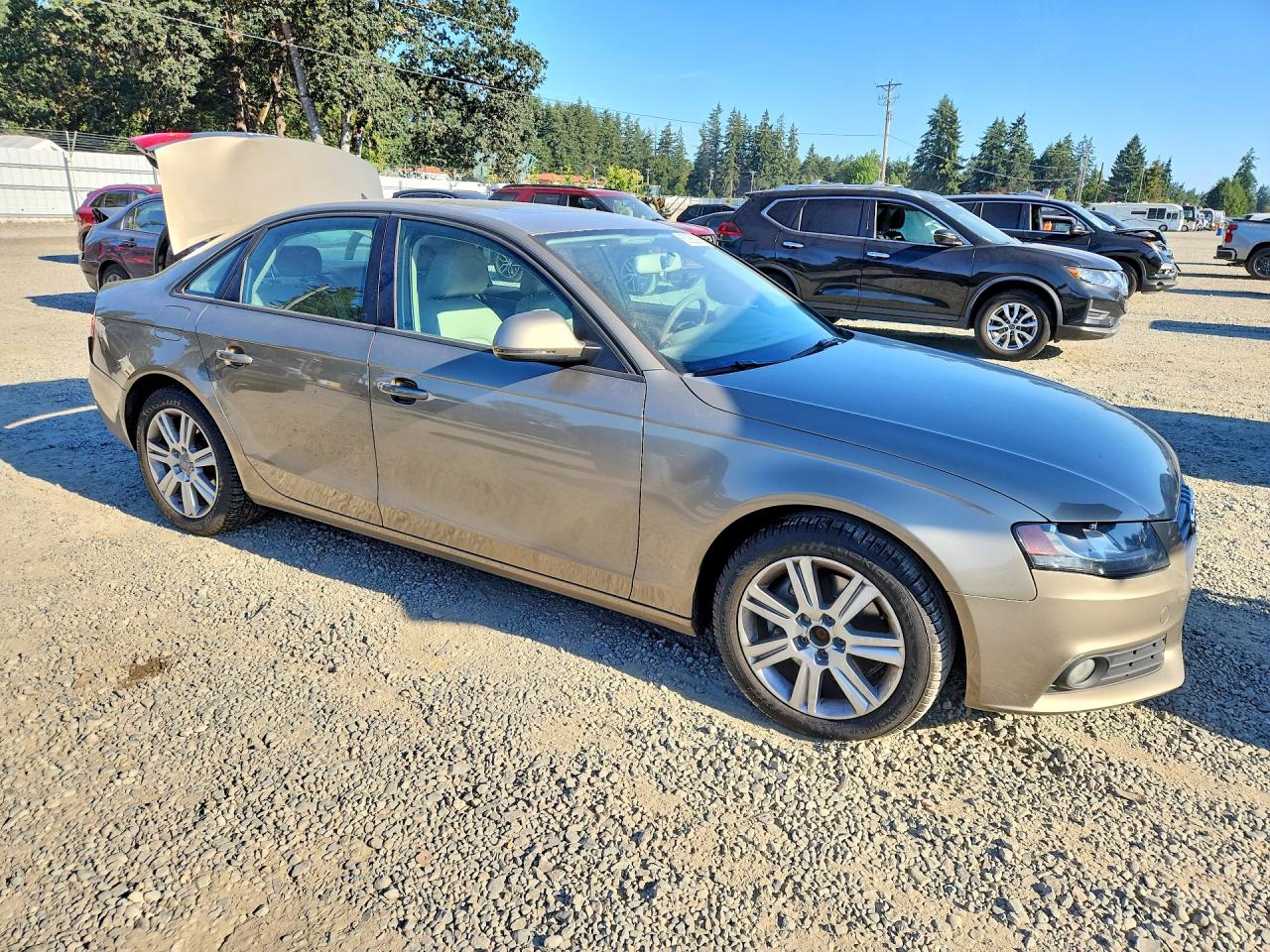 2009 Audi A4 2.0t Quattro Gold vin: WAULF78K59N052912