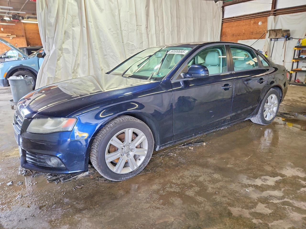2009 Audi A4 2.0t Quattro Blue vin: WAULF78K79N073678