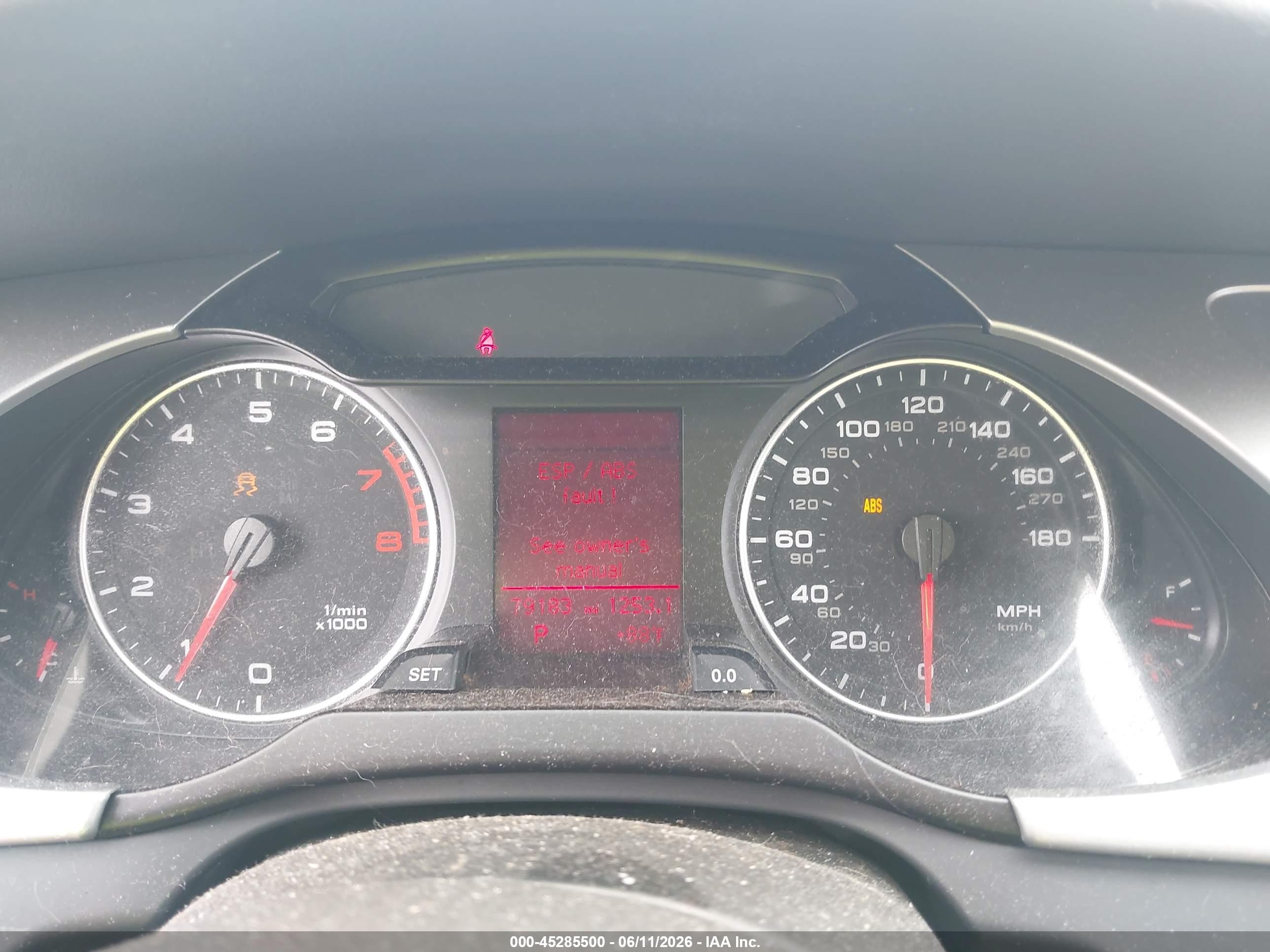 2009 Audi A4 2.0t Premium Gray vin: WAULF78K99A084396