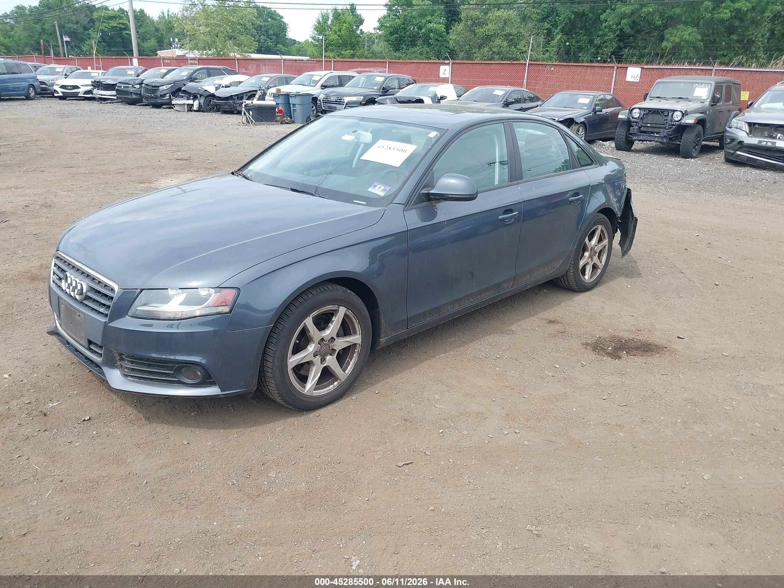 2009 Audi A4 2.0t Premium Gray vin: WAULF78K99A084396