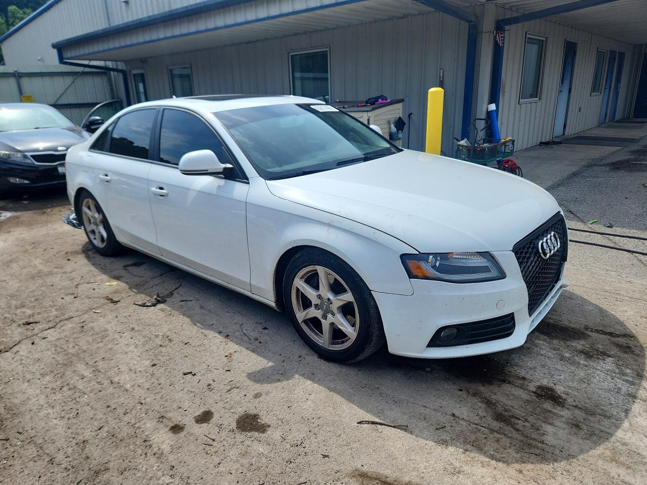 2009 Audi A4 2.0t Quattro Белый vin: WAULF78K99N025230