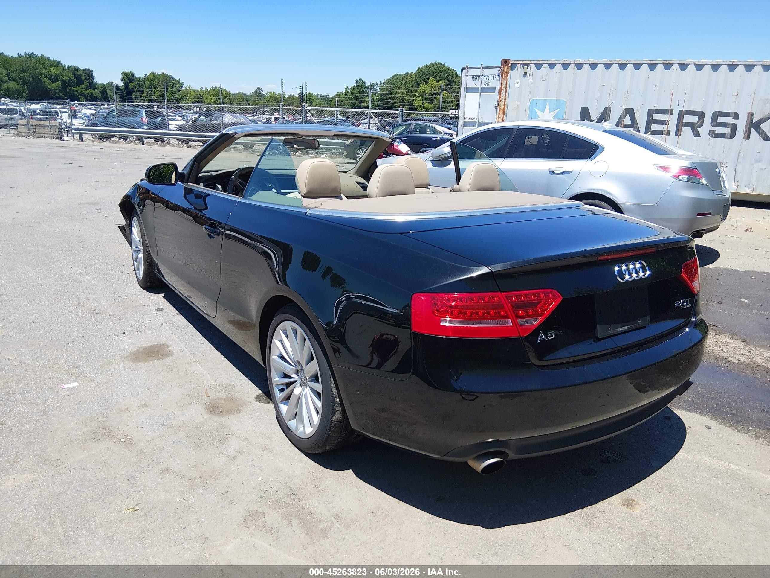 2011 Audi A5 2.0t Premium Black vin: WAULFAFH0BN010786