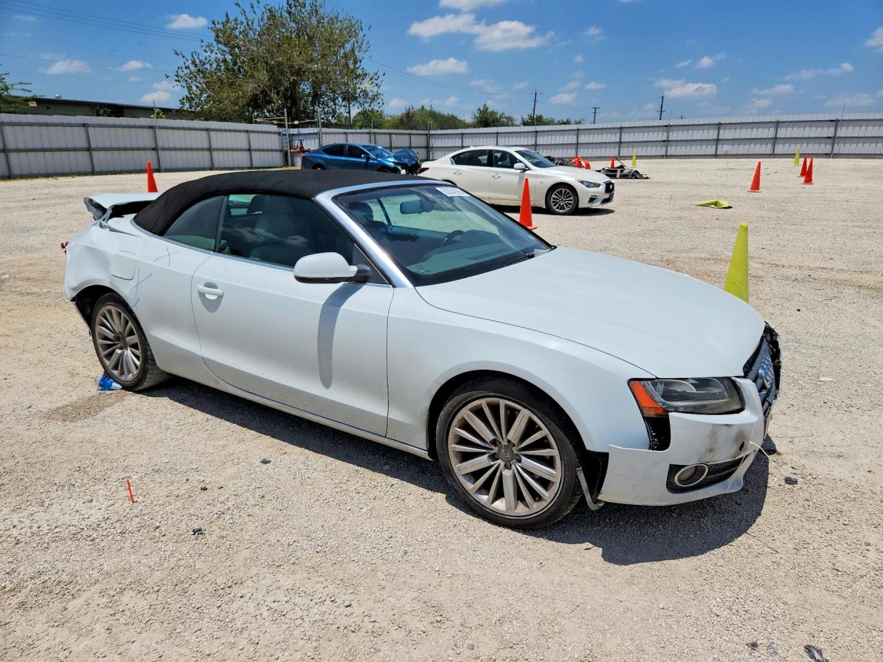 2012 Audi A5 Premium Plus White vin: WAULFAFH0CN007114