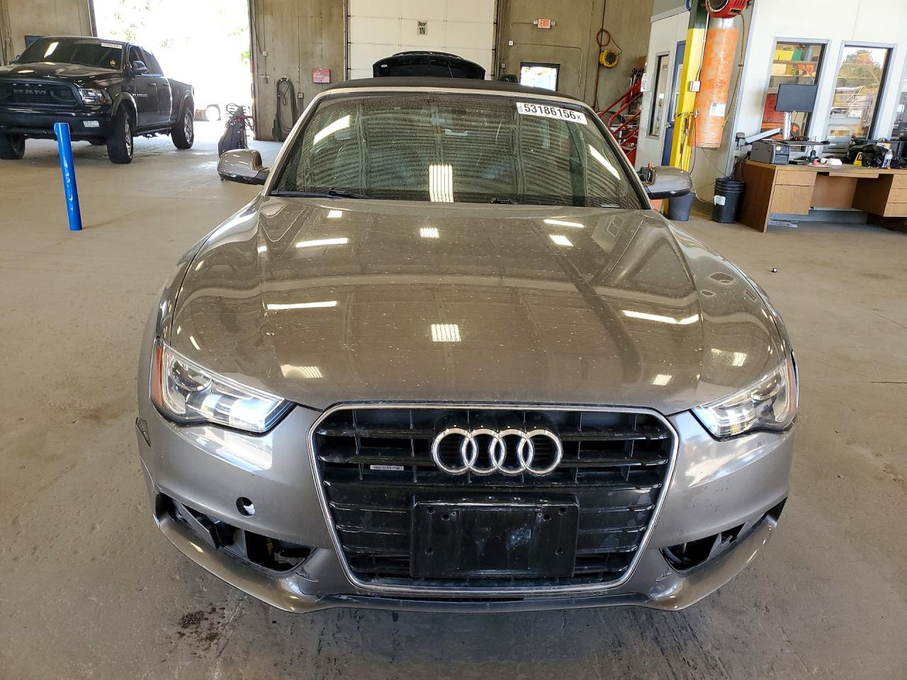 2014 Audi A5 Premium Plus Silver vin: WAULFAFH1EN006511