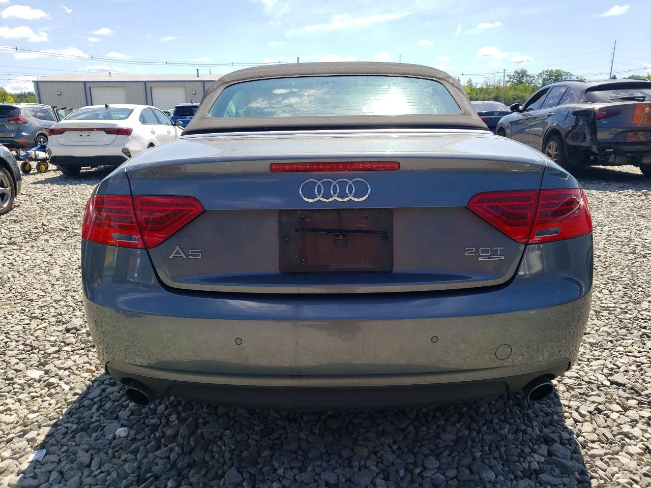 2014 Audi A5 Premium Plus Gray vin: WAULFAFH1EN014107