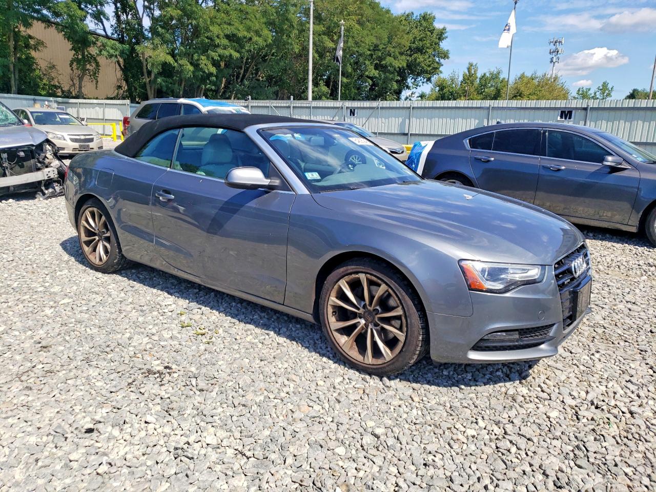 2014 Audi A5 Premium Plus Gray vin: WAULFAFH1EN014107