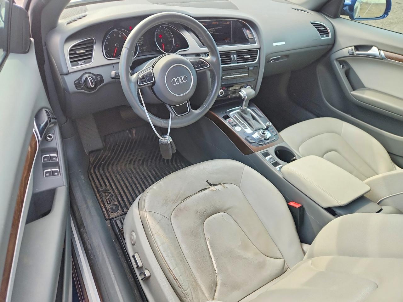 2013 Audi A5 Premium Plus Blue vin: WAULFAFH2DN010484