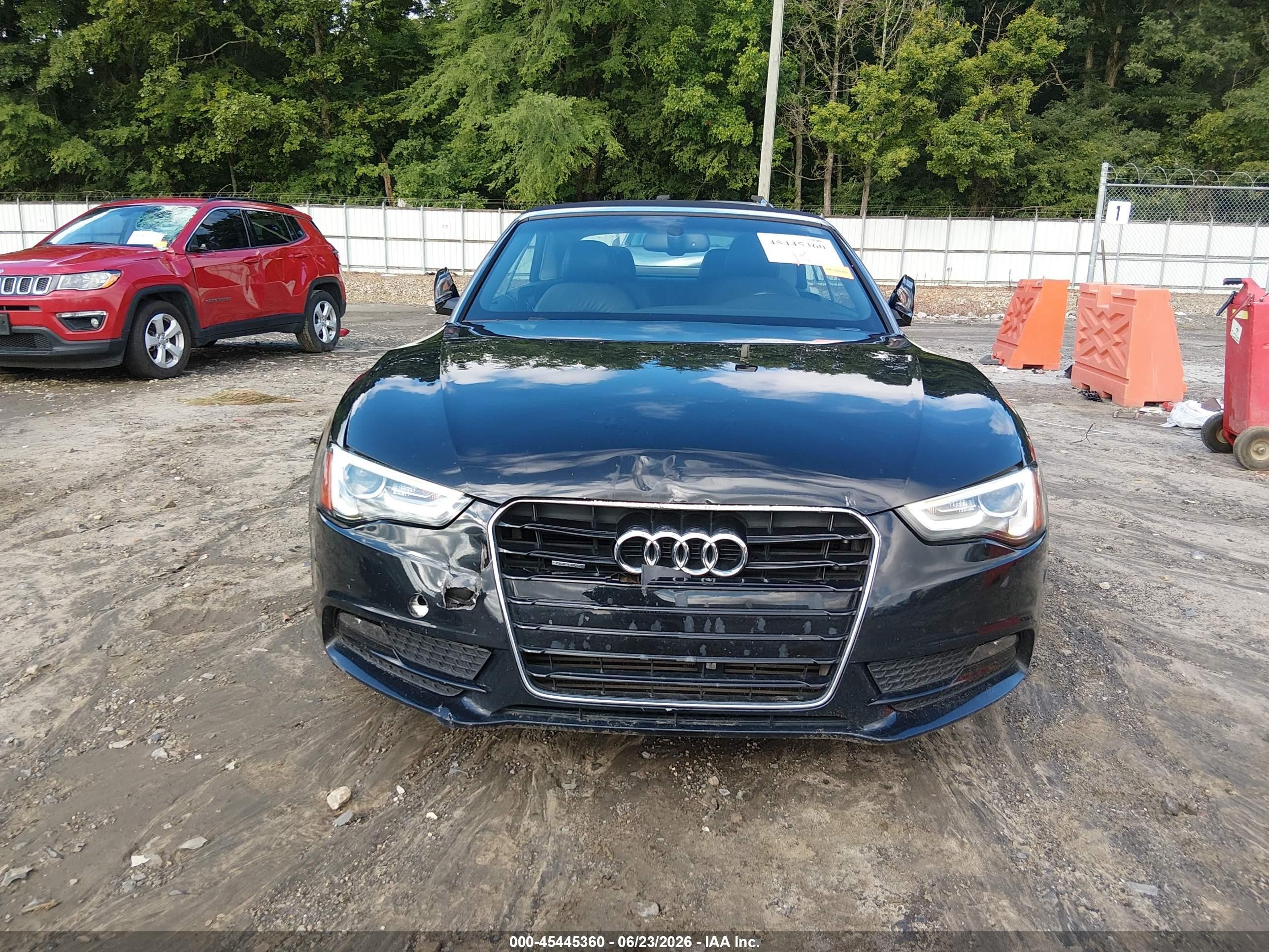 2014 Audi A5 2.0t Premium Black vin: WAULFAFH2EN001916
