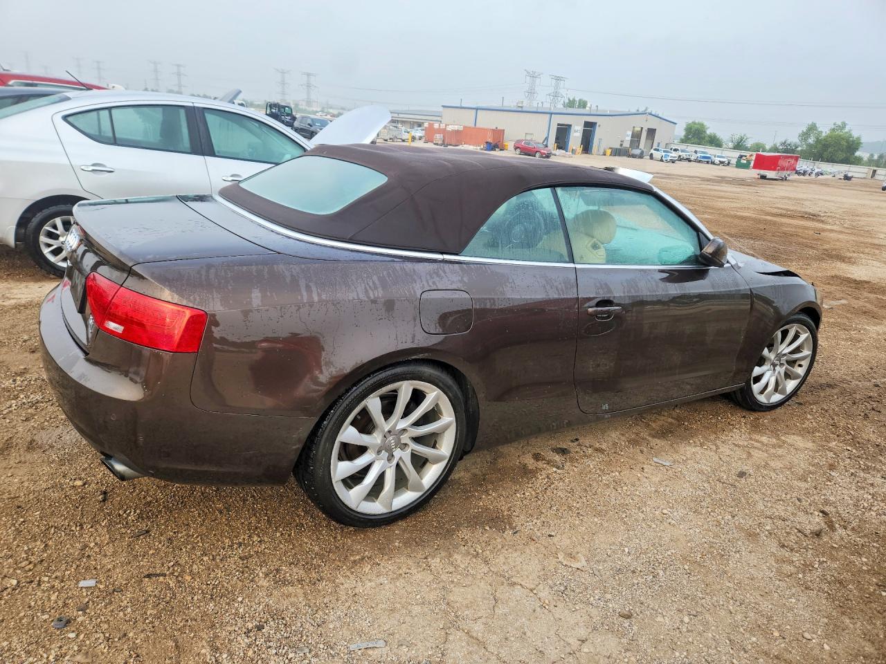 2014 Audi A5 Premium Plus Brown vin: WAULFAFH2EN008168