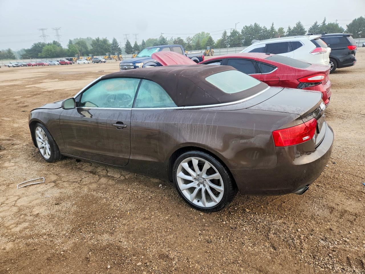 2014 Audi A5 Premium Plus Brown vin: WAULFAFH2EN008168
