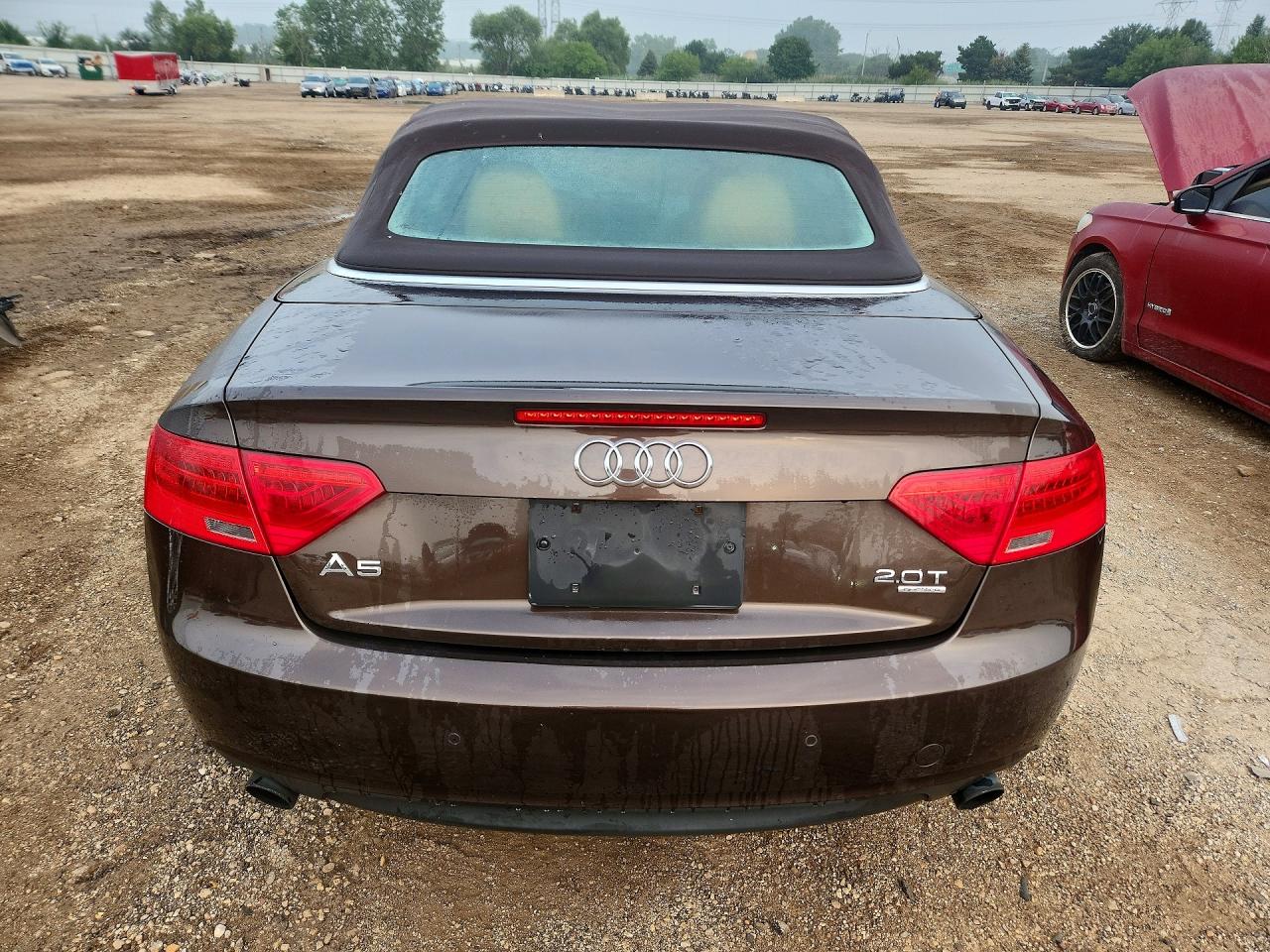 2014 Audi A5 Premium Plus Brown vin: WAULFAFH2EN008168