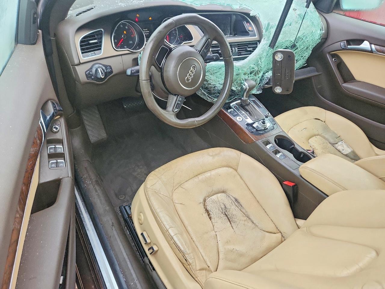 2014 Audi A5 Premium Plus Brown vin: WAULFAFH2EN008168