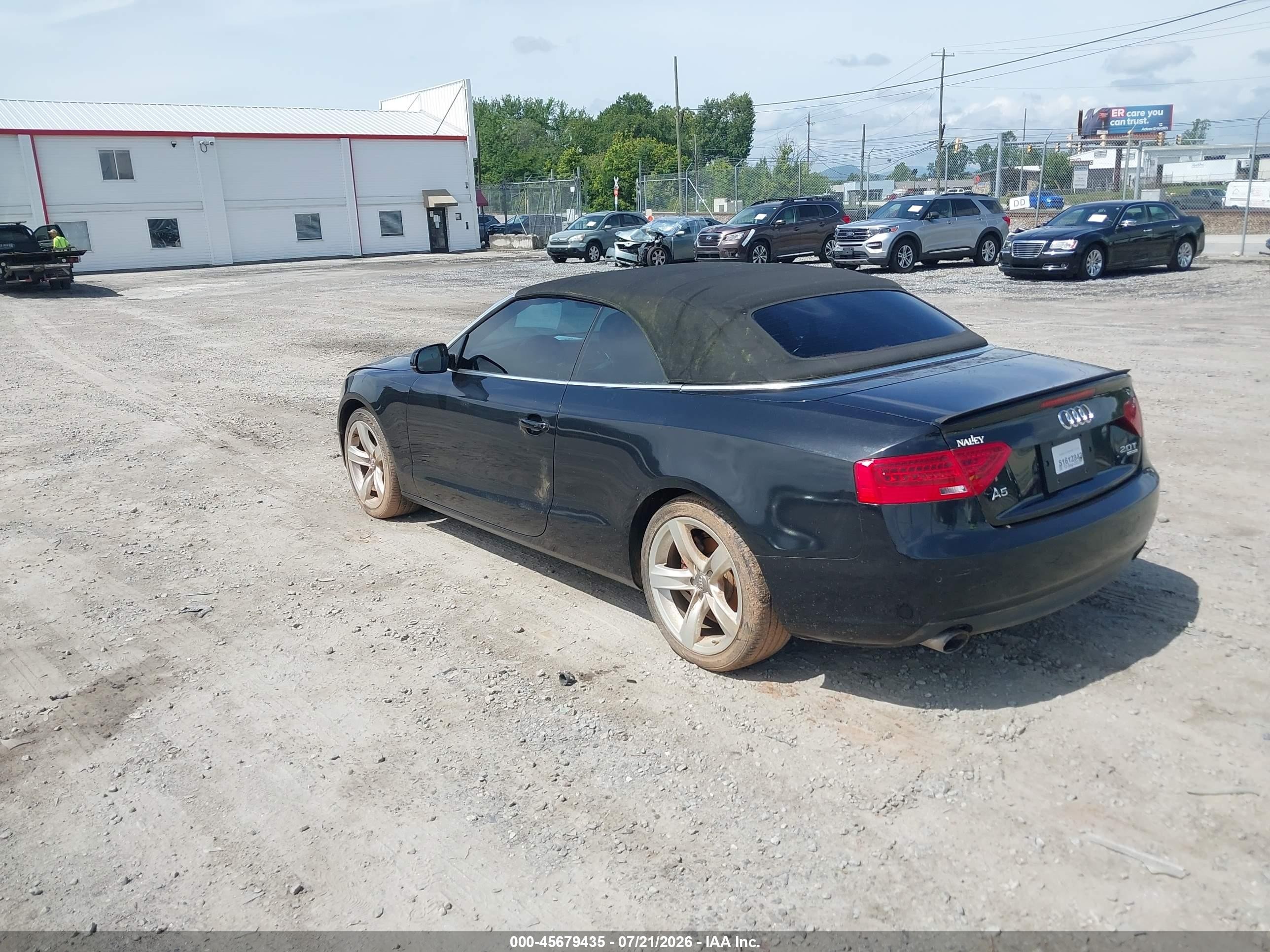 2014 Audi A5 2.0t Premium Black vin: WAULFAFH2EN013936