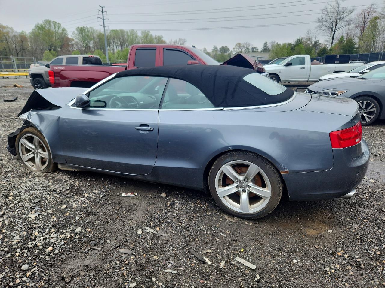 2013 Audi A5 Premium Plus Gray vin: WAULFAFH3DN002426