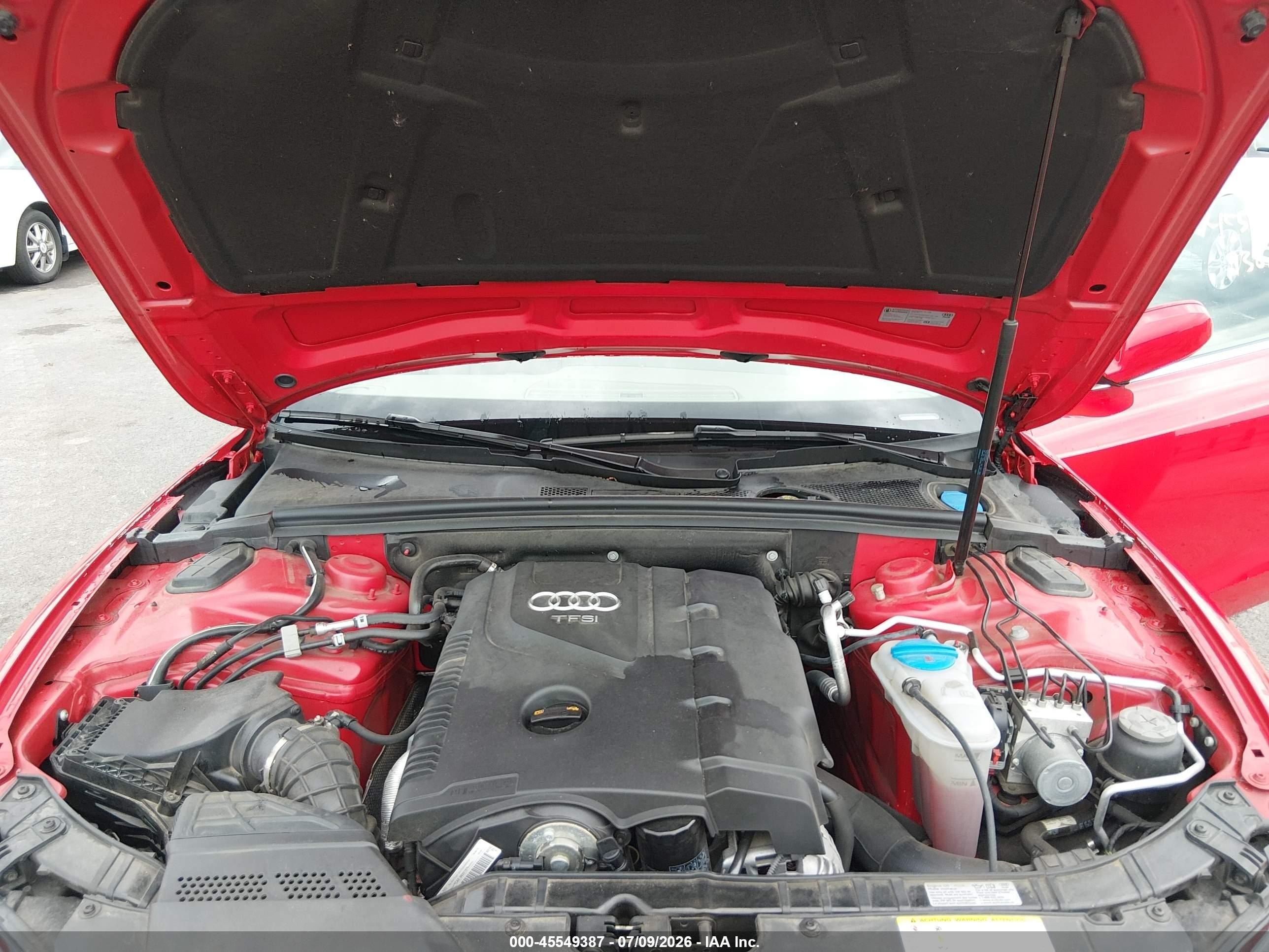 2011 Audi A5 2.0t Premium Red vin: WAULFAFH4BN001766
