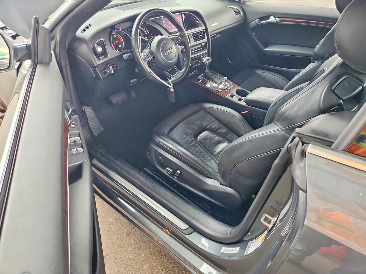 2013 Audi A5 Premium Plus Gray vin: WAULFAFH4DN008266
