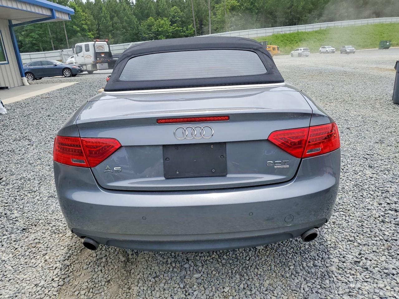 2014 Audi A5 Premium Plus Silver vin: WAULFAFH4EN006745