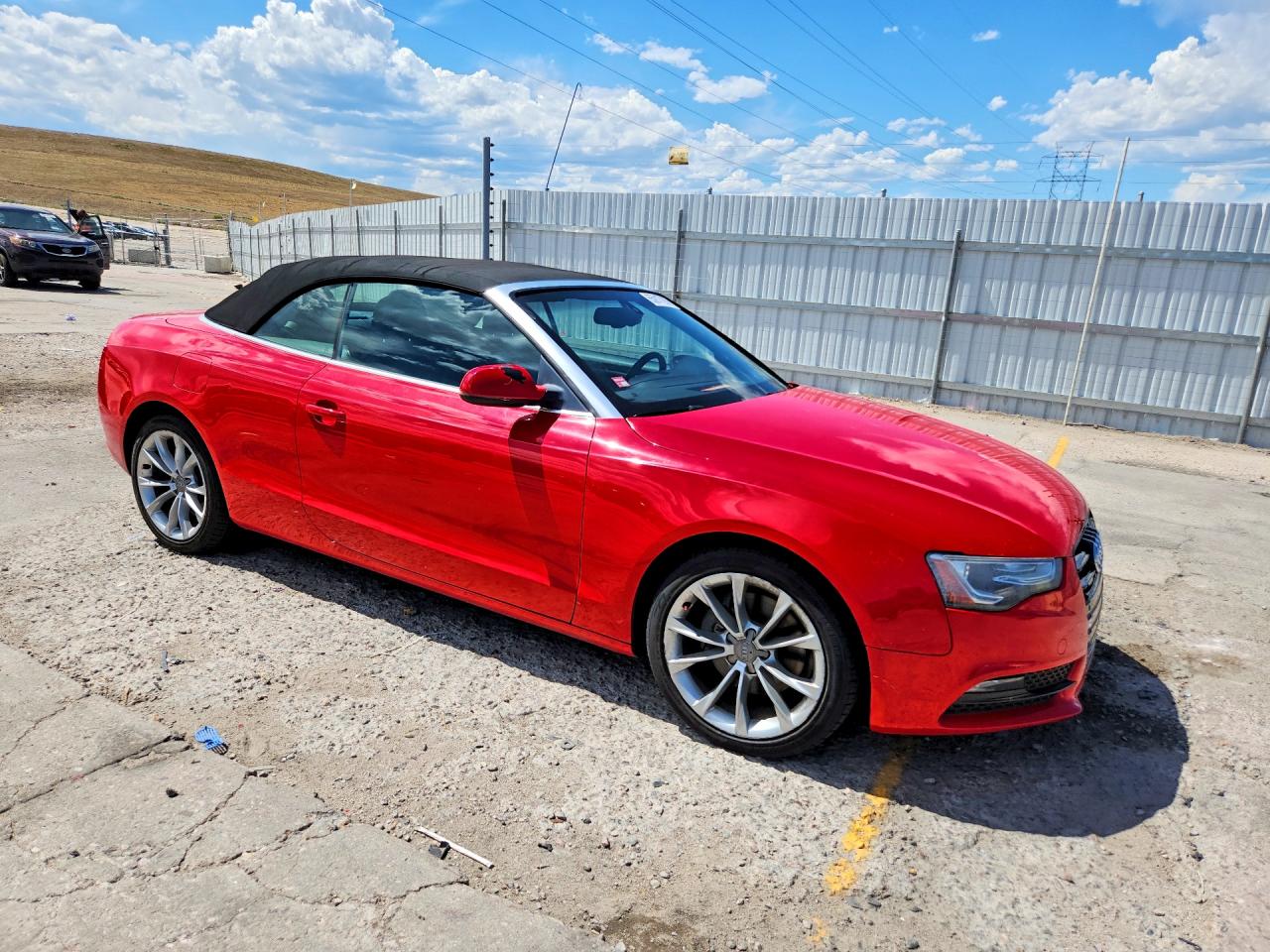 2014 Audi A5 Premium Plus Red vin: WAULFAFH4EN013923