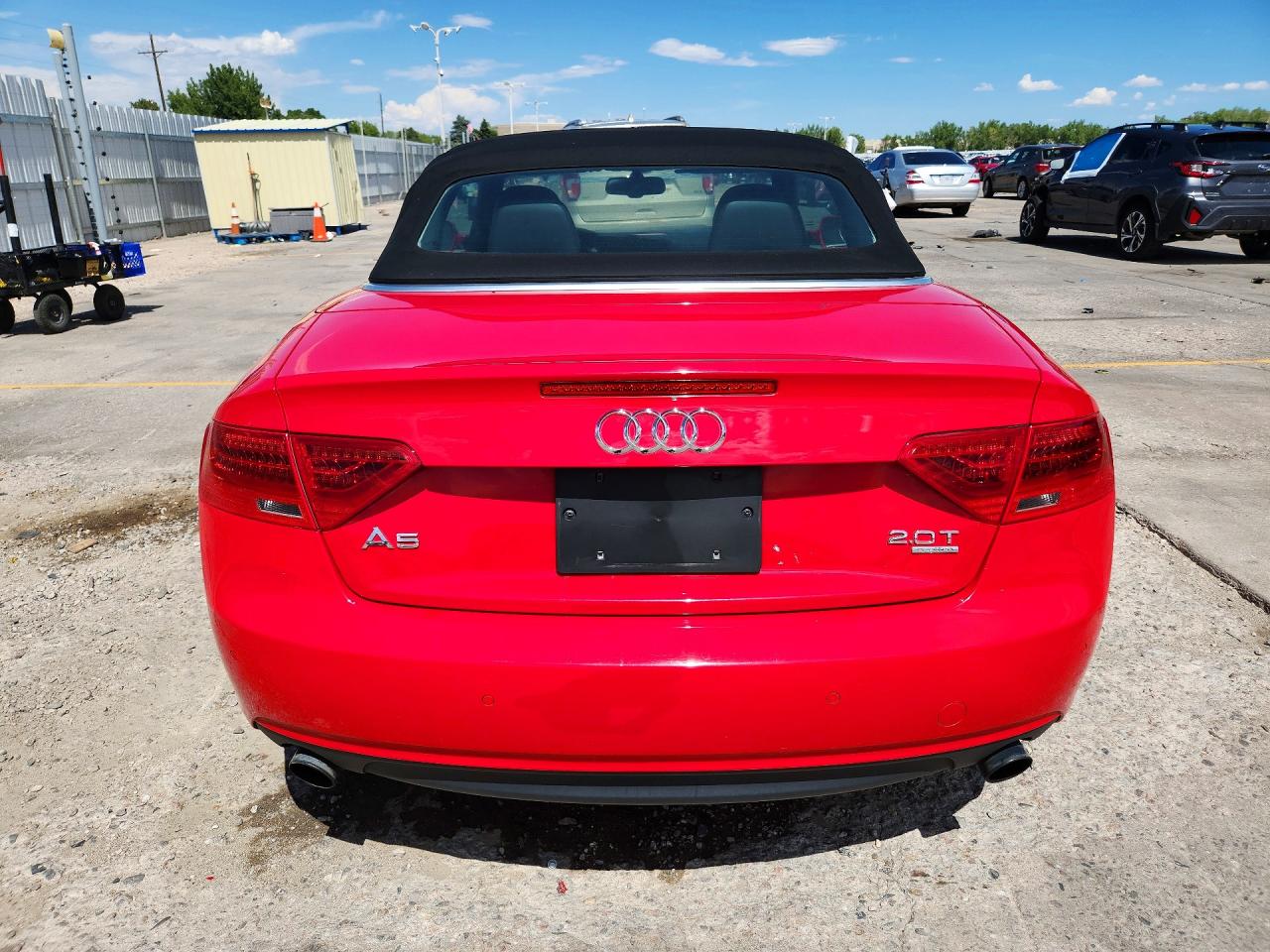 2014 Audi A5 Premium Plus Red vin: WAULFAFH4EN013923