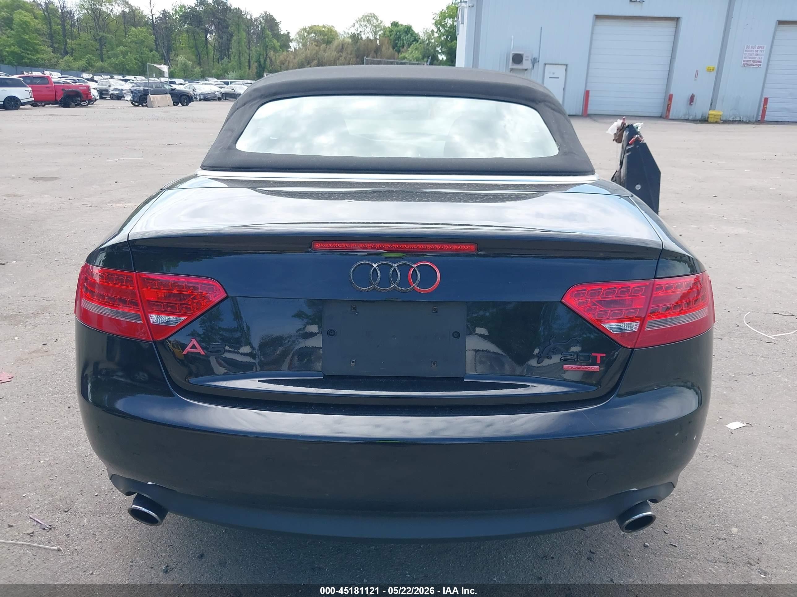 2011 Audi A5 2.0t Premium Black vin: WAULFAFH5BN004207