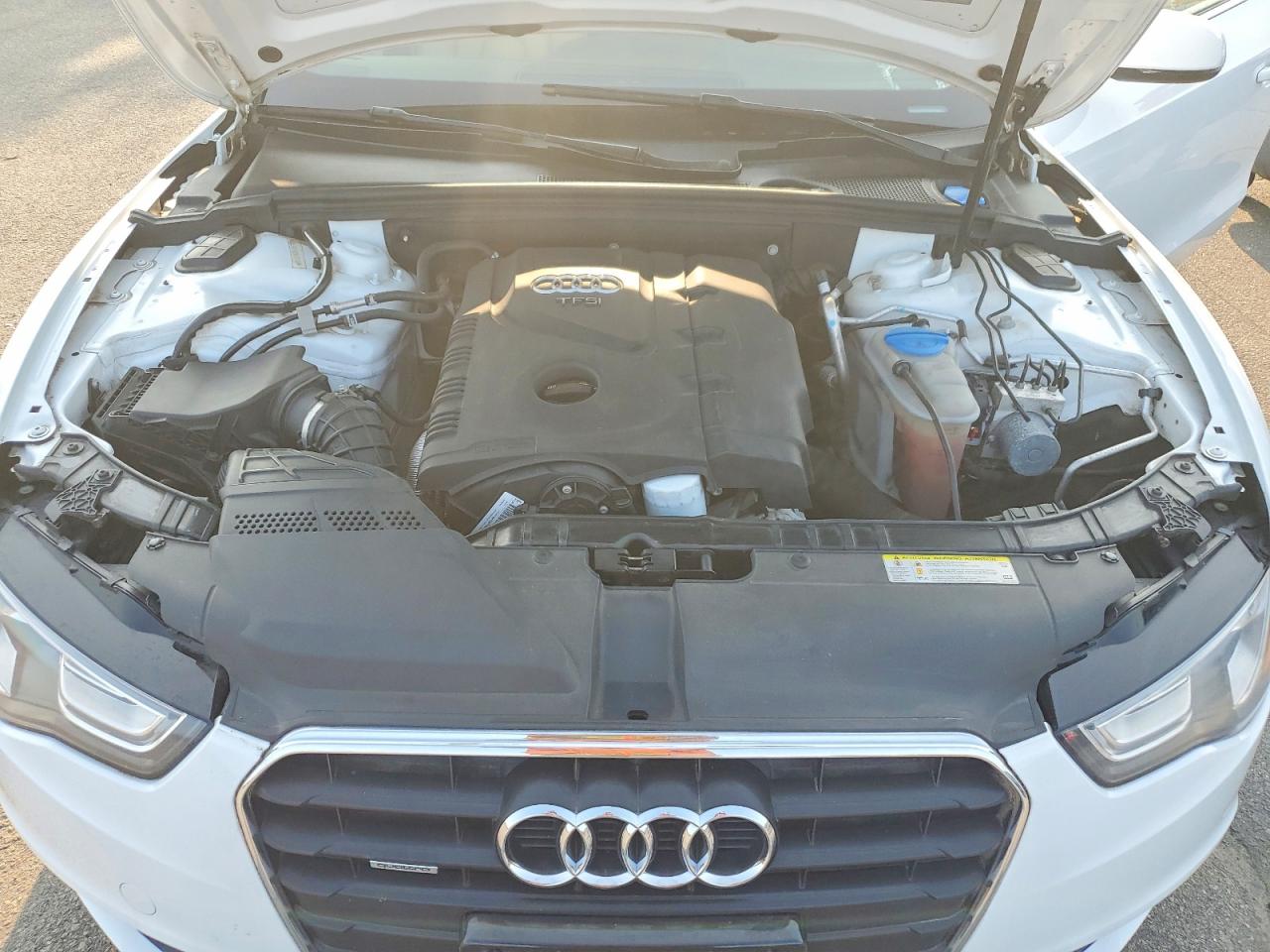 2013 Audi A5 Premium Plus White vin: WAULFAFH5DN006199