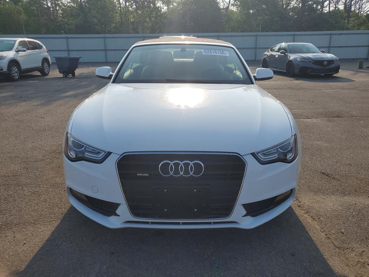 2013 Audi A5 Premium Plus White vin: WAULFAFH5DN006199