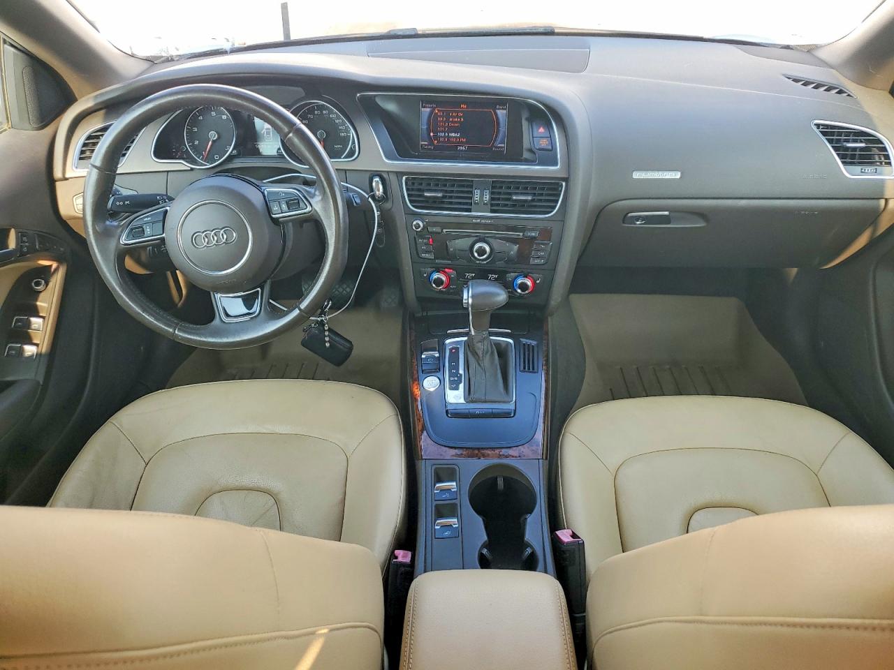2013 Audi A5 Premium Plus White vin: WAULFAFH5DN006199