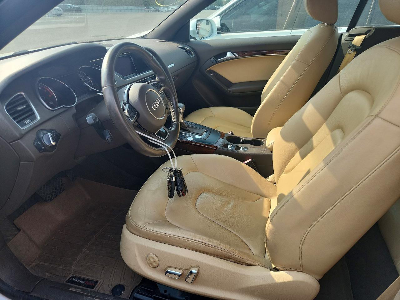 2013 Audi A5 Premium Plus White vin: WAULFAFH5DN006199
