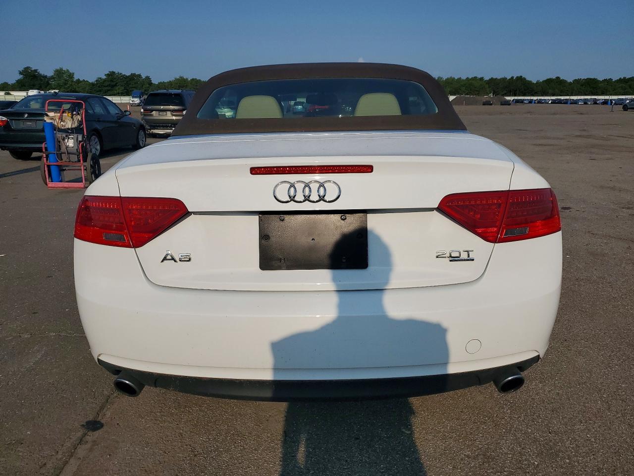 2013 Audi A5 Premium Plus White vin: WAULFAFH5DN006199