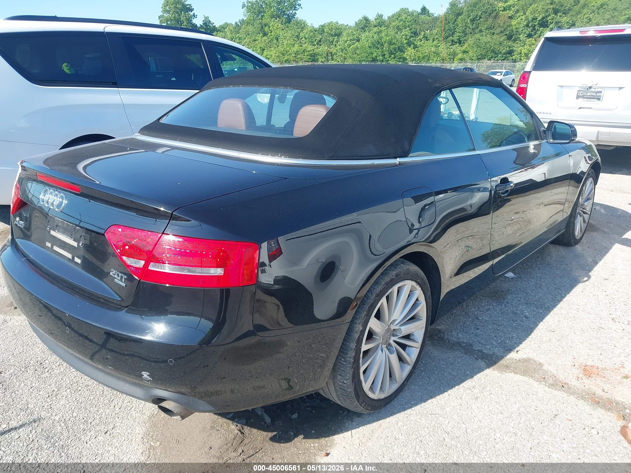 2011 Audi A5 2.0t Premium Black vin: WAULFAFH6BN017158