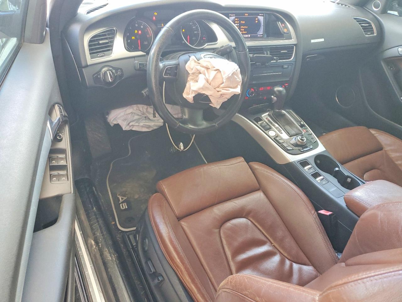 2012 Audi A5 Premium Plus Black vin: WAULFAFH7CN006848