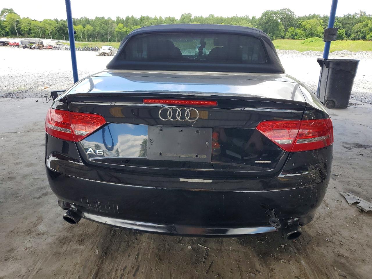2012 Audi A5 Premium Plus Black vin: WAULFAFH7CN006848