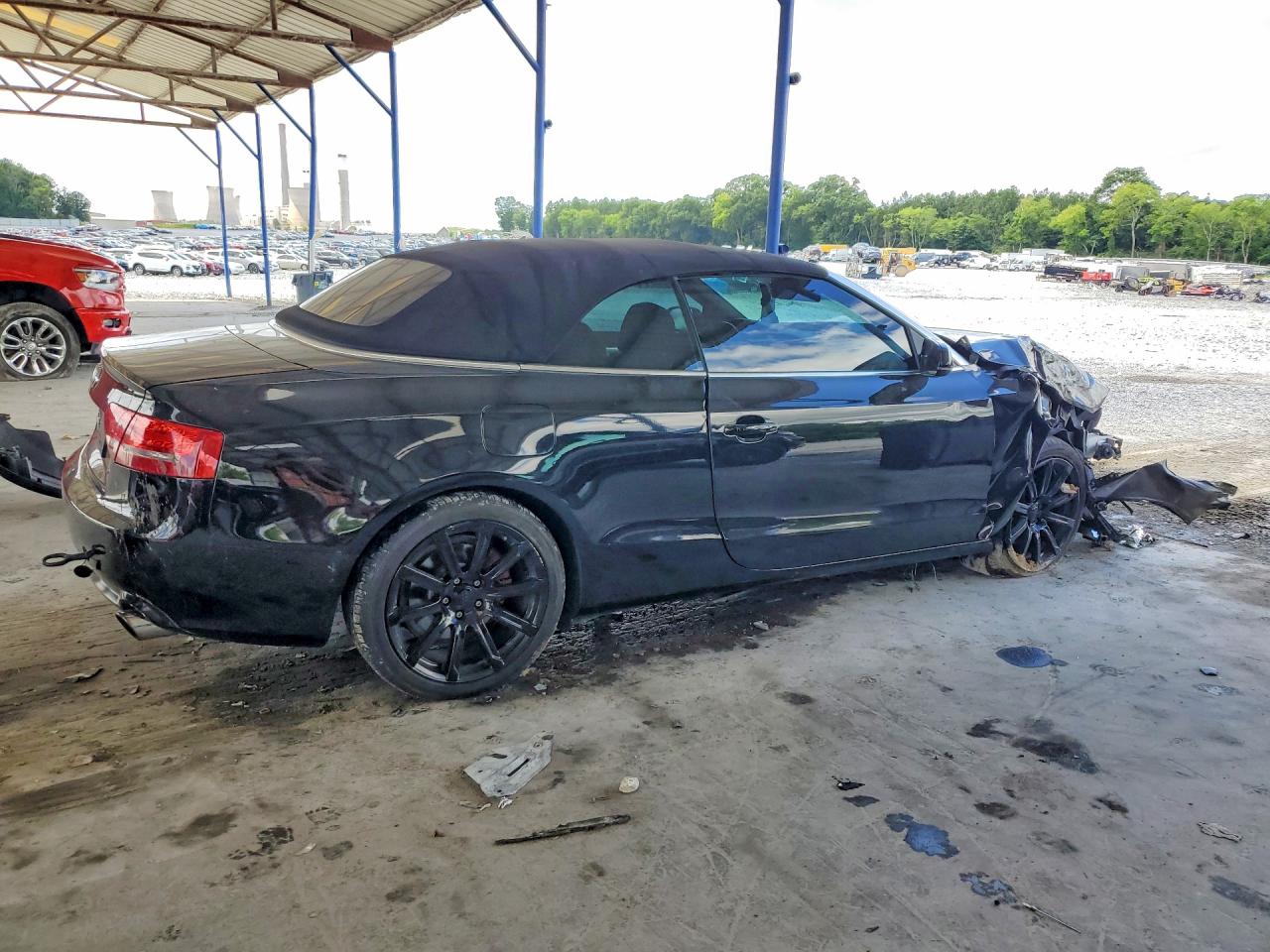 2012 Audi A5 Premium Plus Black vin: WAULFAFH7CN006848