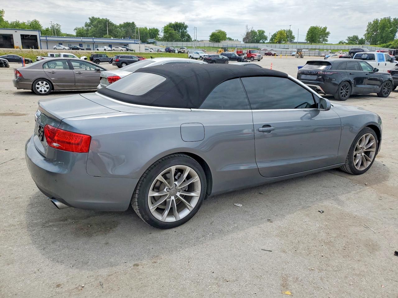2013 Audi A5 Premium Plus Silver vin: WAULFAFH9DN005783