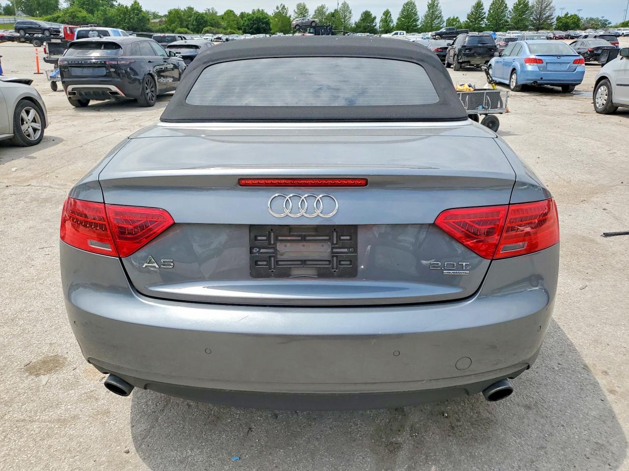 2013 Audi A5 Premium Plus Silver vin: WAULFAFH9DN005783