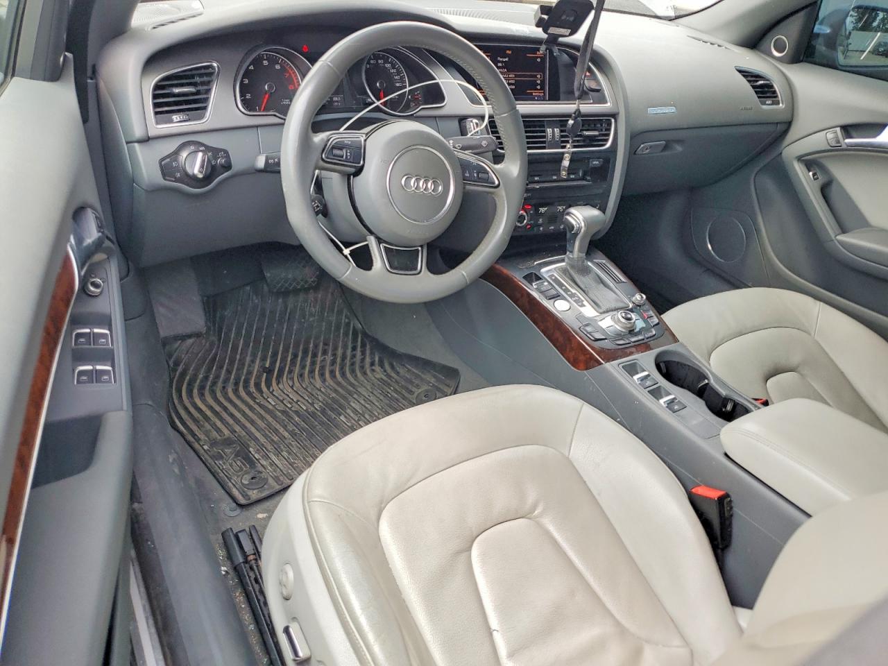2013 Audi A5 Premium Plus Silver vin: WAULFAFH9DN005783