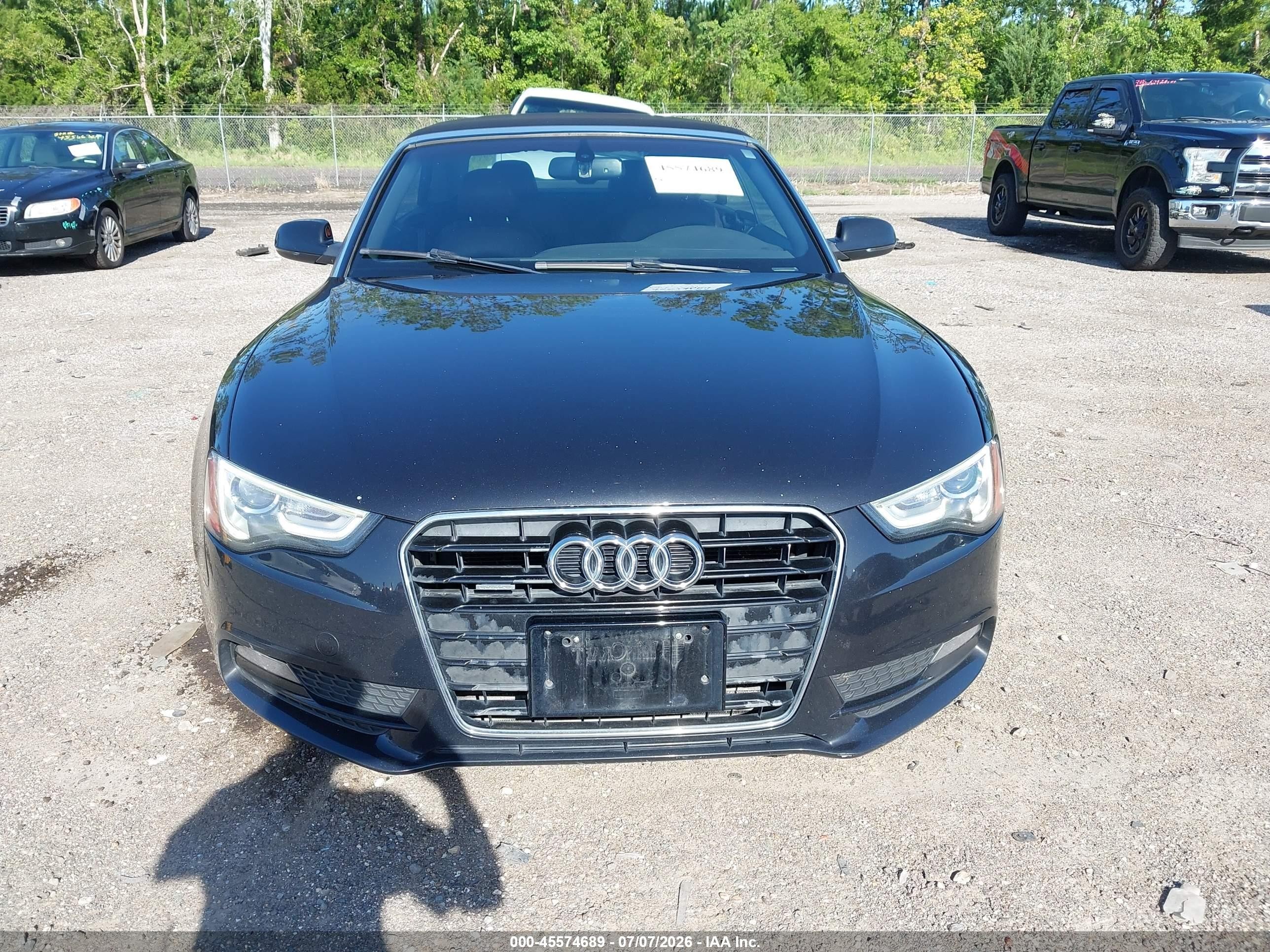 2014 Audi A5 2.0t Premium Black vin: WAULFAFH9EN006532