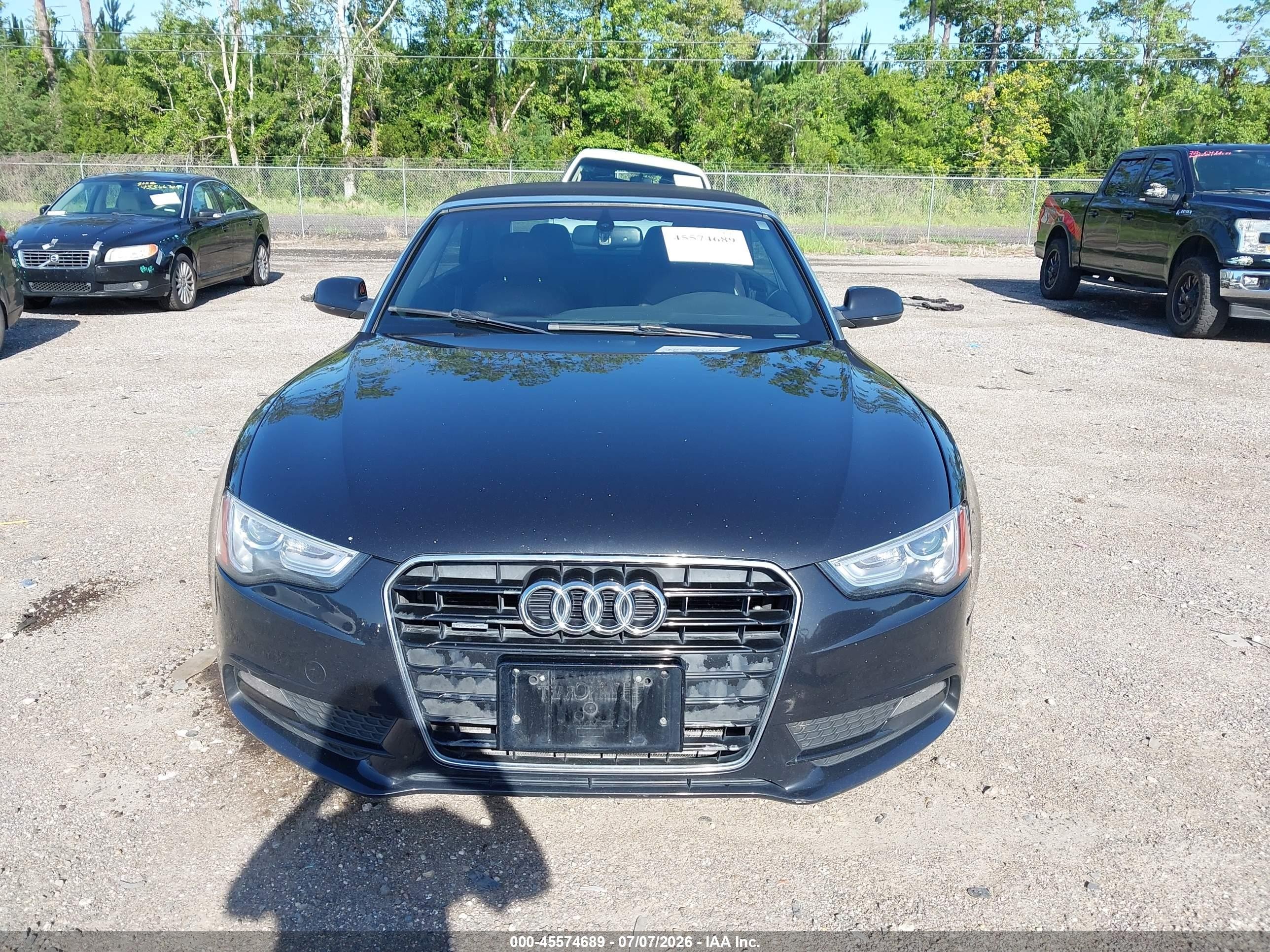 2014 Audi A5 2.0t Premium Black vin: WAULFAFH9EN006532