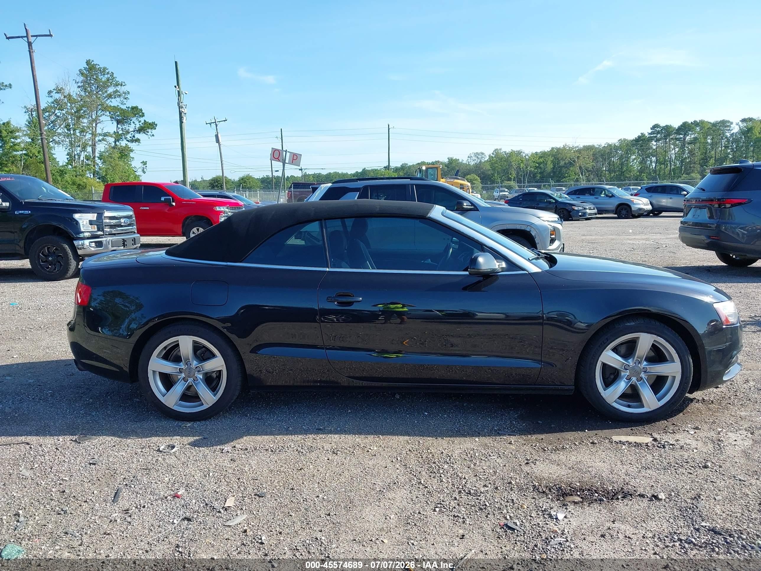 2014 Audi A5 2.0t Premium Black vin: WAULFAFH9EN006532