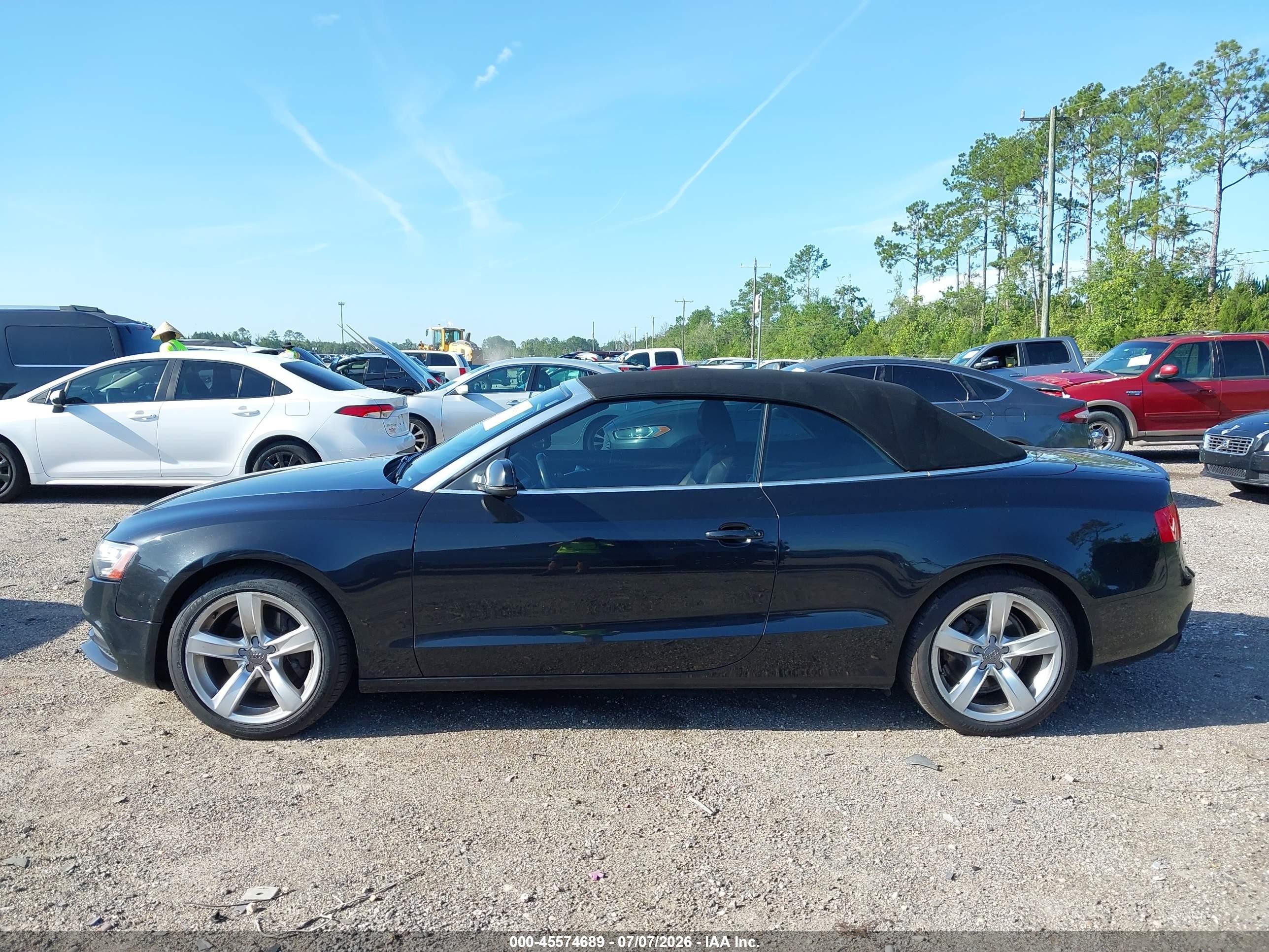 2014 Audi A5 2.0t Premium Black vin: WAULFAFH9EN006532