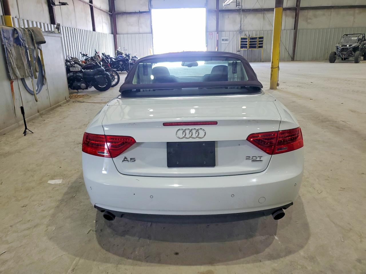 2014 Audi A5 Premium Plus White vin: WAULFAFH9EN014212