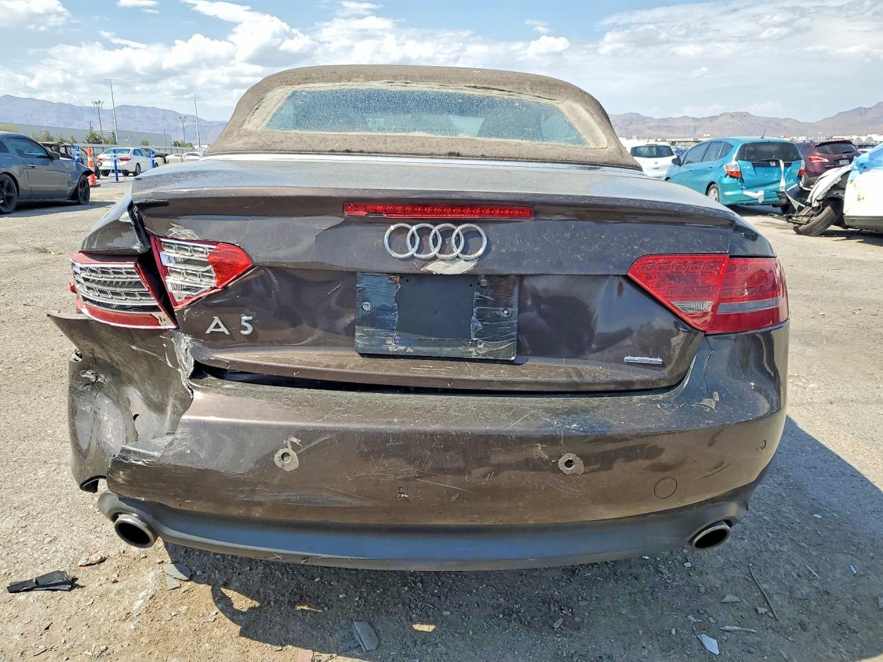 2011 Audi A5 Premium Plus Brown vin: WAULFAFHXBN003599